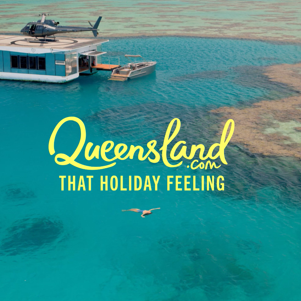 Tourism and Events Queensland using "Holiday" via Music Mill”